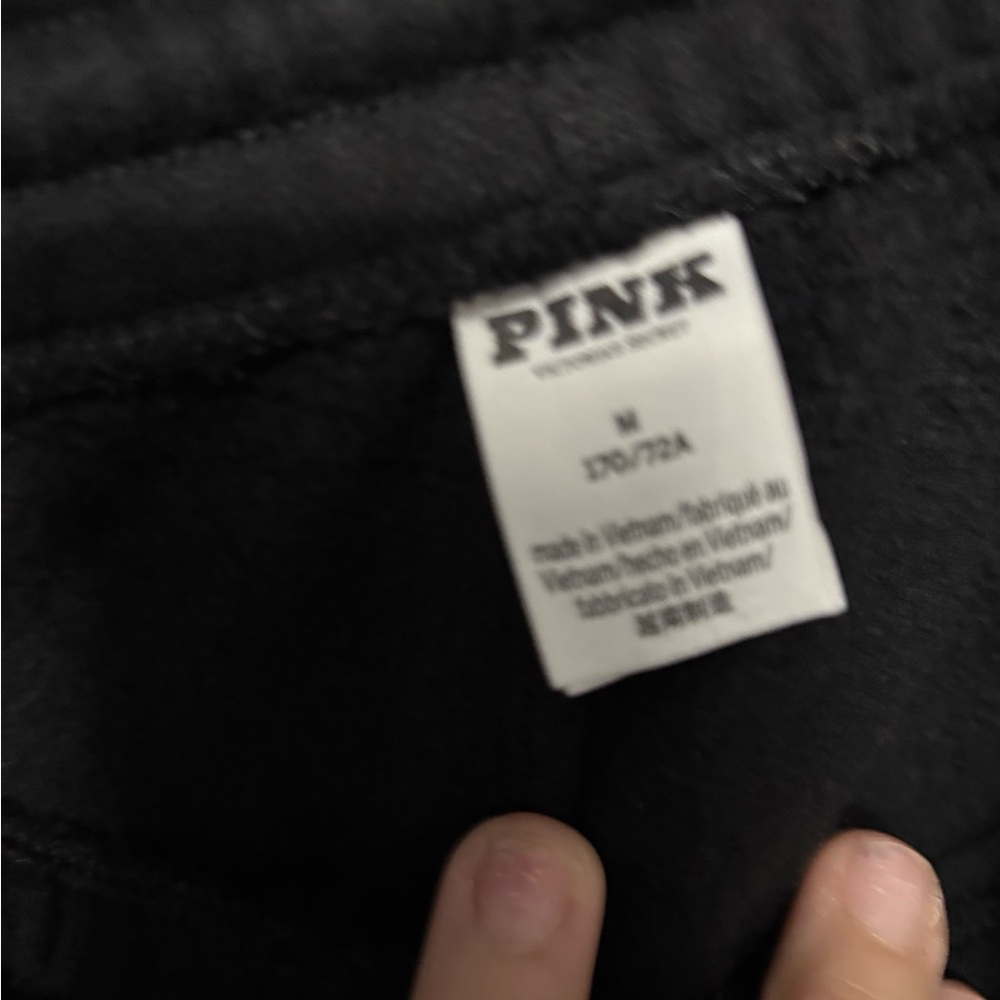 PINK Victoria's Secret Jet Black Athletic Shorts - Picture 4 of 4